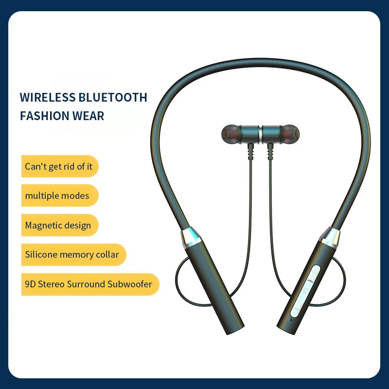 Magnetic Neckband Sports Earphones - Fone Bluetooth 5.0 넥밴드 이어폰 스테레오