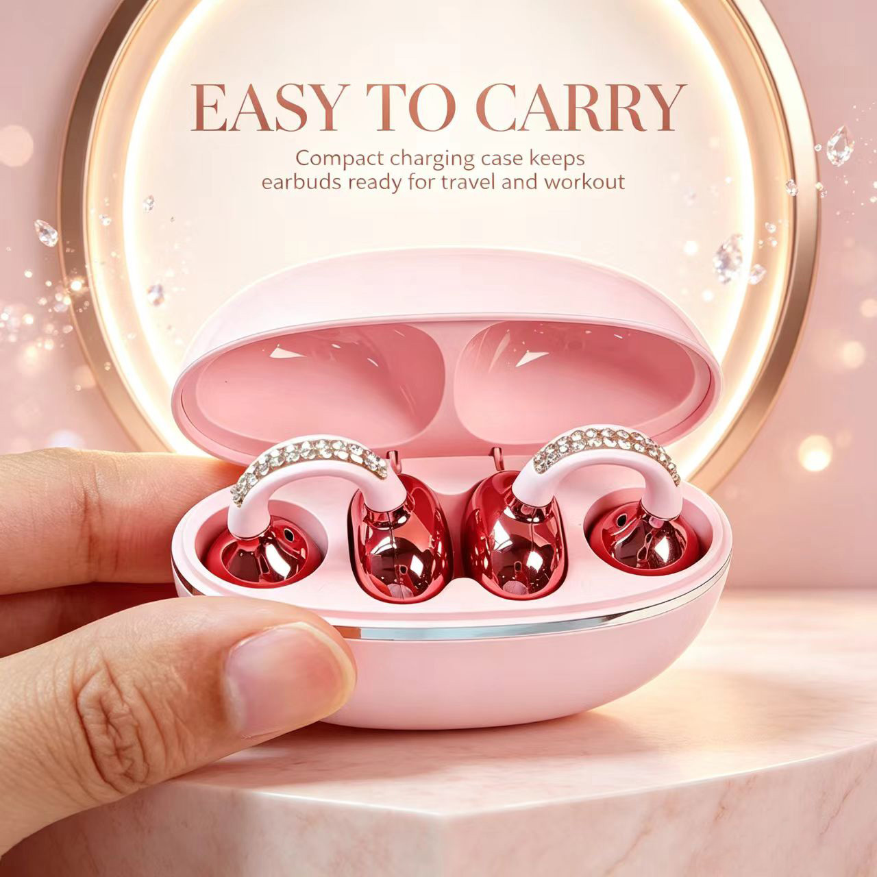 라인스톤 오픈형 이어클립 무선 이어버드 블루투스 5.4 - Sleep Mask Headphones Bluetooth 리뷰 및 가격