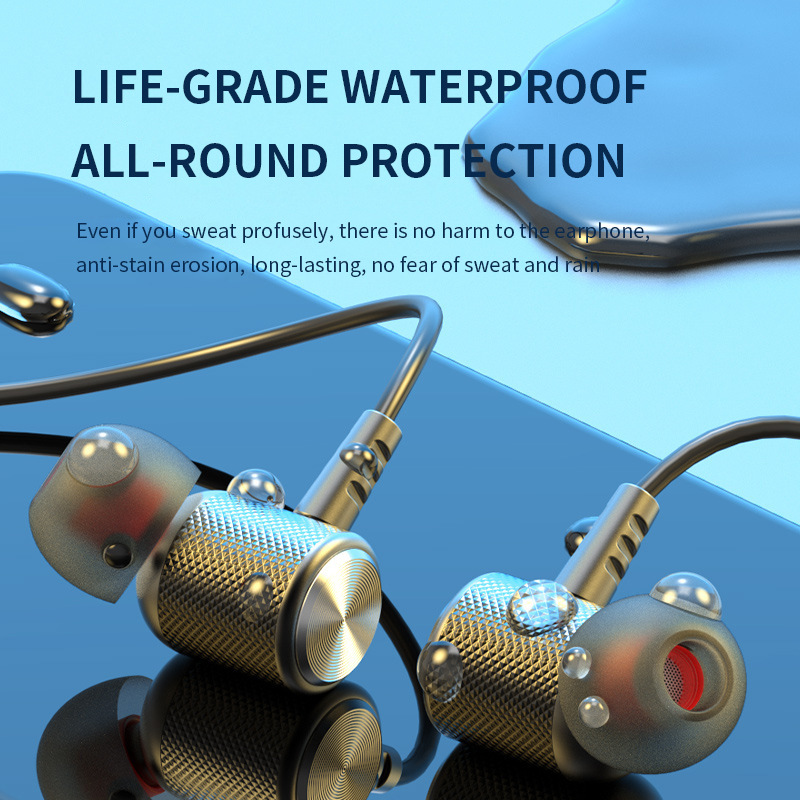 무선 헤드폰, 블루투스 5.0, 넥밴드형, 방수 이어폰 - Magnetic Neckband Sports Earphones 리뷰 및 가격